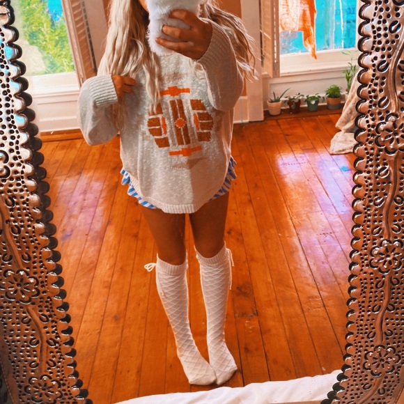 [Button Back] Bohemian Tribal Aztec Cozy Pullover Knit Sweater ✨ - Picture 4 of 7